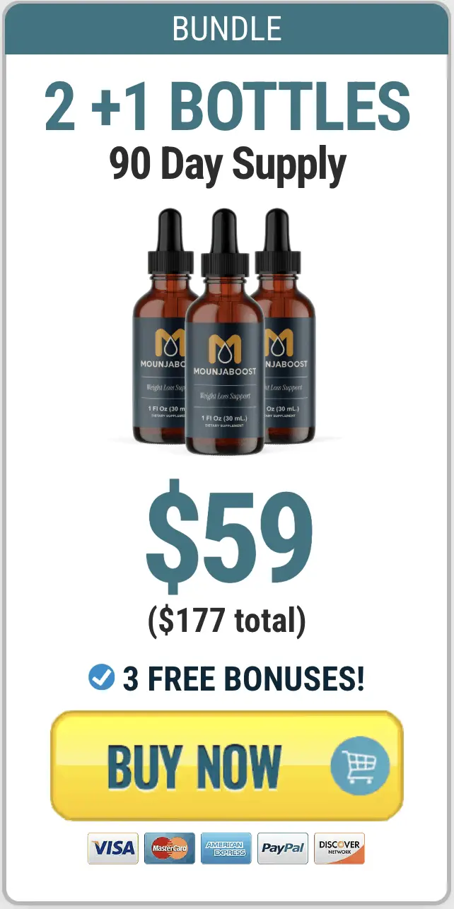 Mounjaboost 3 Bottles